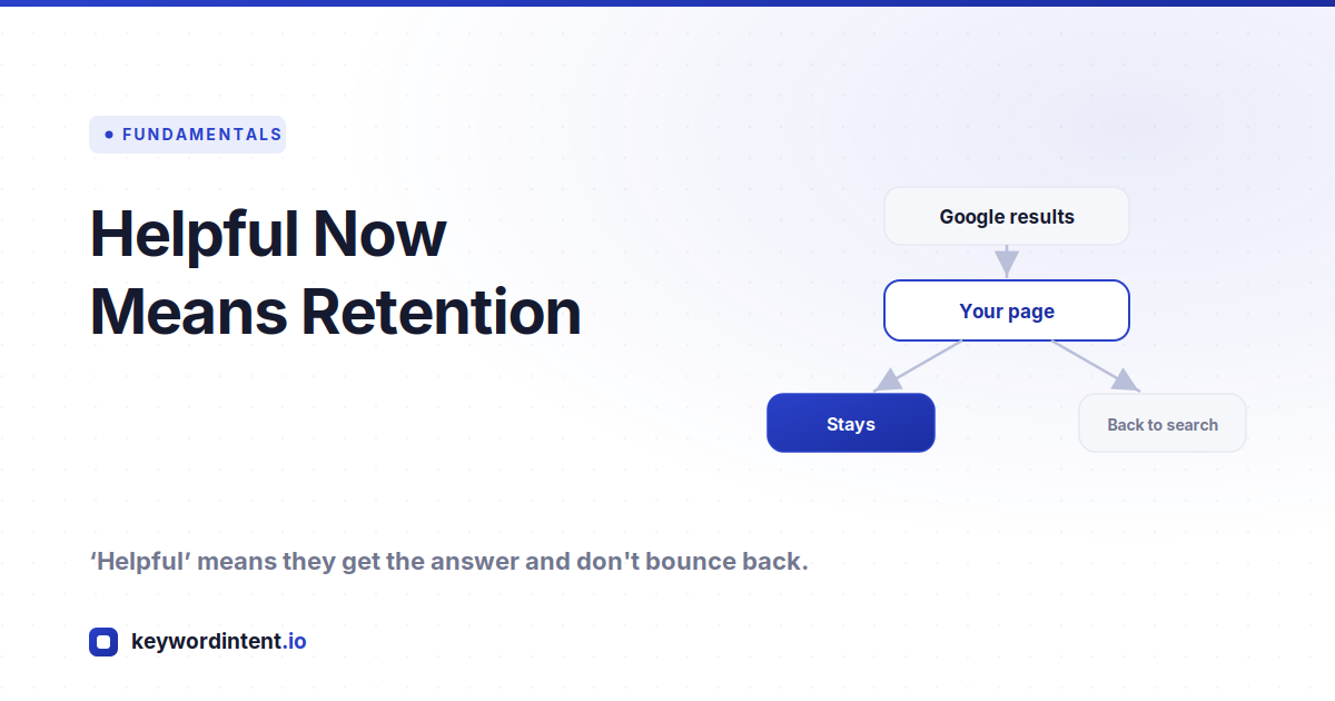 The Latest Google Update: Why 'Helpful Content' Now Means Retention in 2026